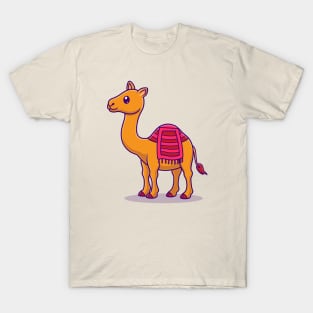 Cute Camel Cartoon T-Shirt